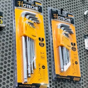 Jeu de clés males 9PCS 1-10 EXTRA LONG HOTECHE Réf: 260610