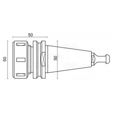 Cone porte pince ISO 30 ER32 D Réf: 4114010001