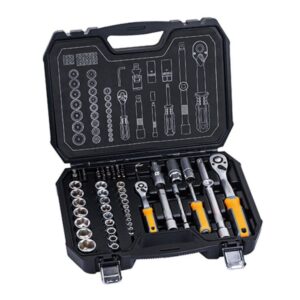 Coffret clés à douilles  73PCS 1/4"-1/2"HOTECHE Réf: 203001