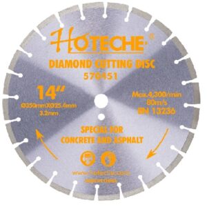 Disque diamant 400-25,4 BETON 570452 HOTECHE